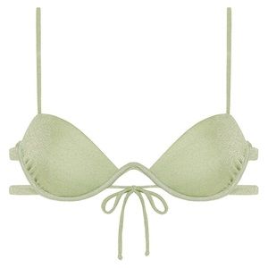 Montce Swim Jade Sparkle Elany Bikini Top AND Bottom